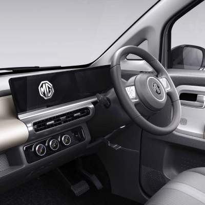 A stylish and modern interior of MG - Comet EV